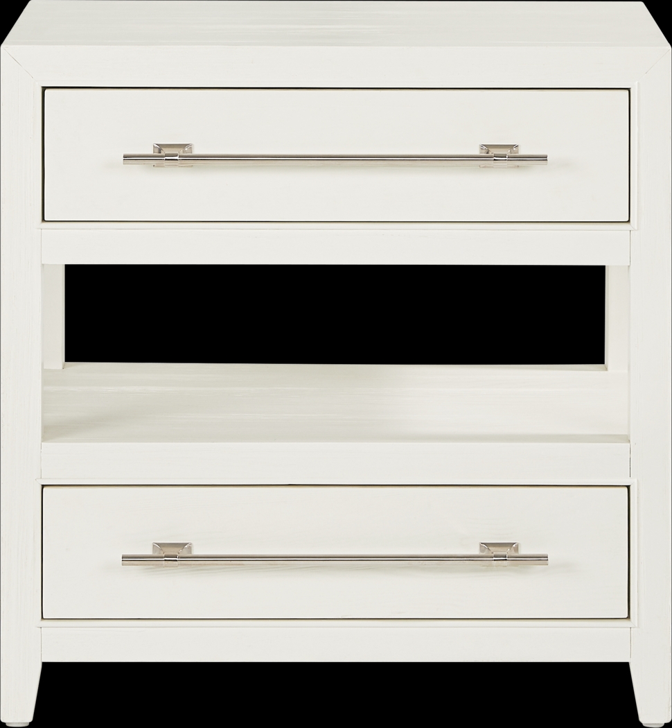 Aruba White 7 Pc King Panel Bedroom - Thumbnail - Image 11