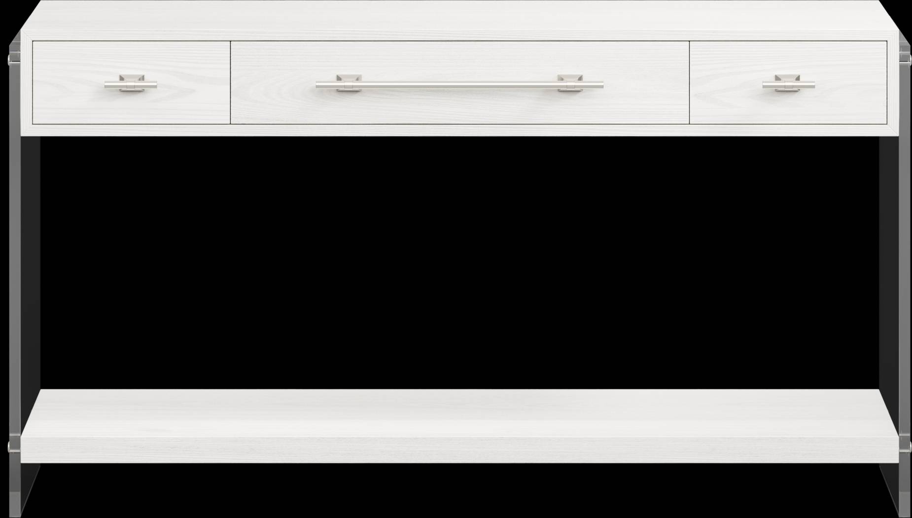 Aruba White Sofa Table - Thumbnail - Image 2
