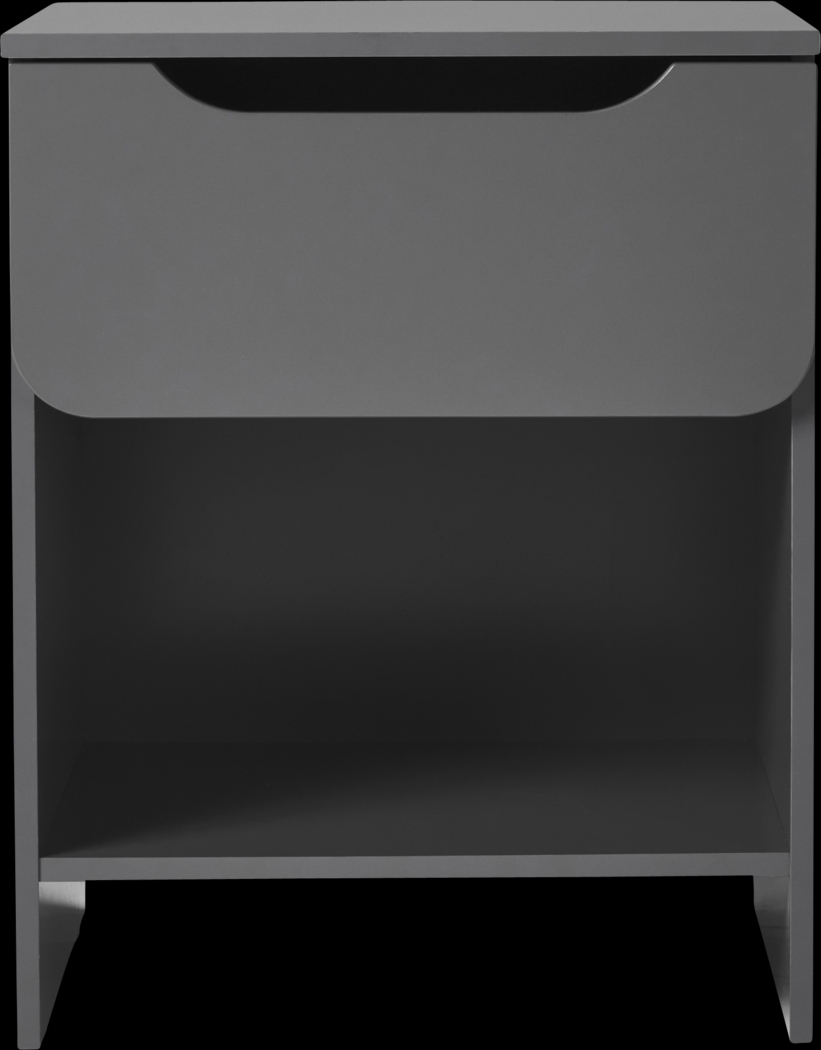 Arundel Gray Nightstand - Thumbnail - Image 3