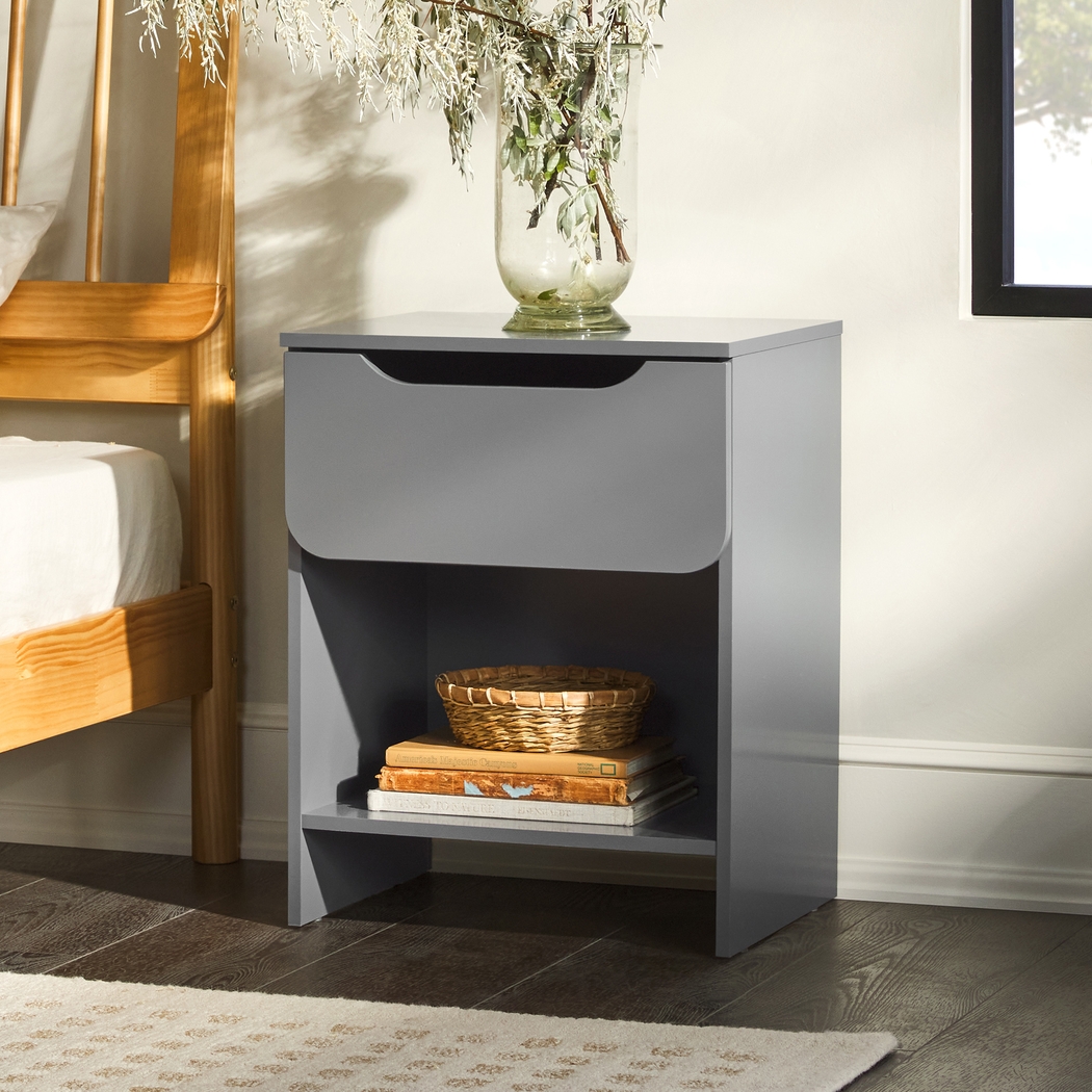 Arundel Gray Nightstand - Thumbnail - Image 5