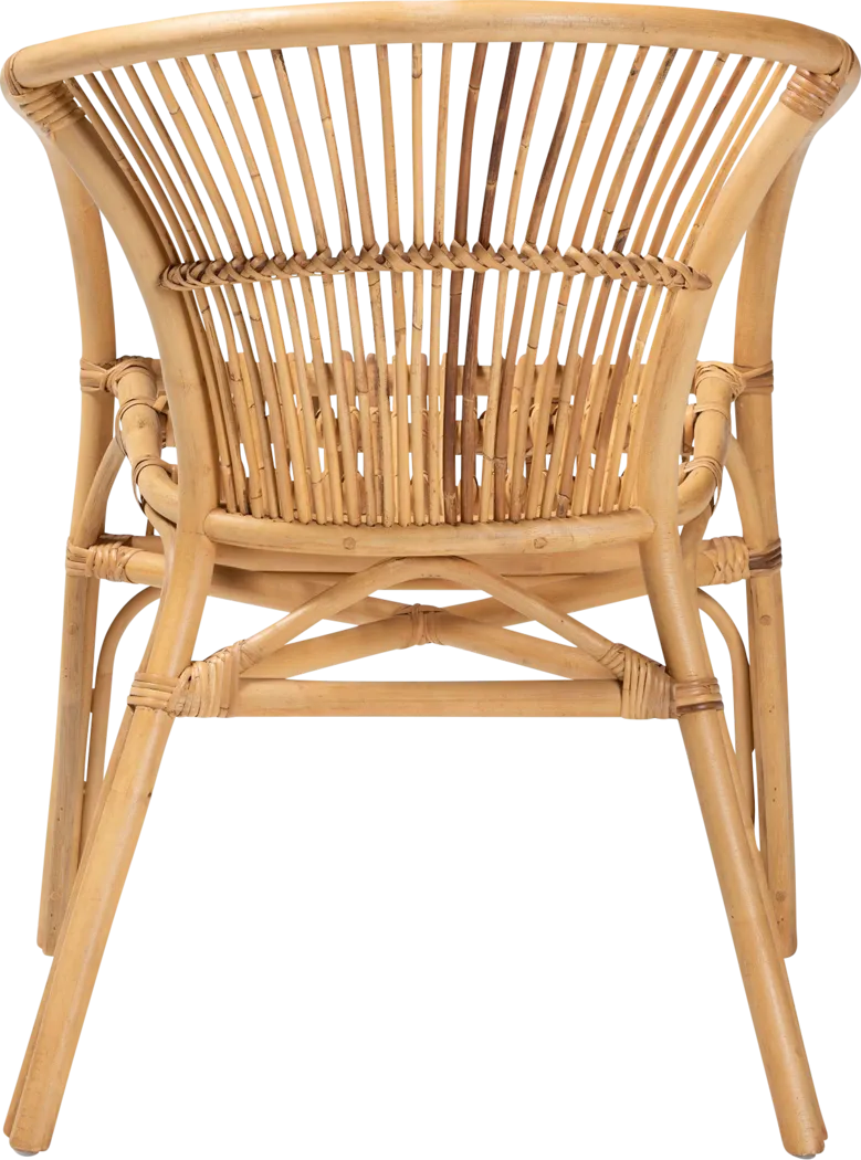 Arvany Brown Arm Chair - Thumbnail - Image 4