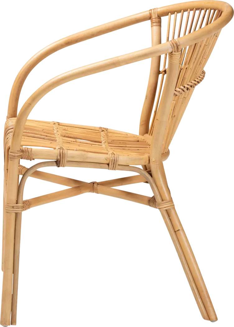 Arvany Brown Arm Chair - Thumbnail - Image 5
