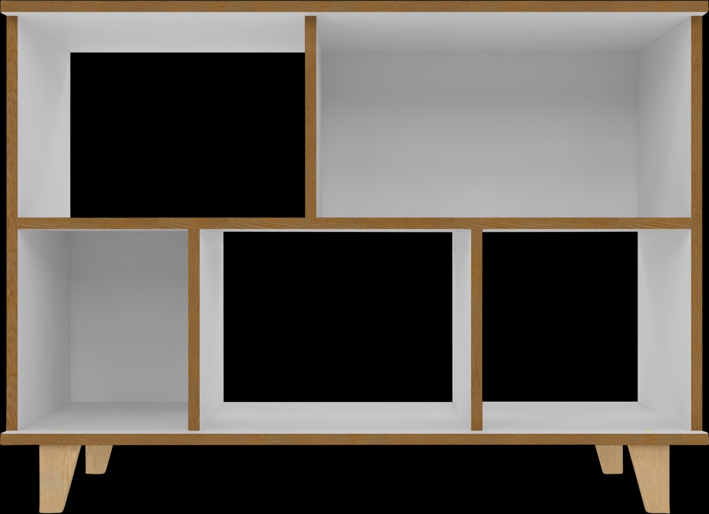 Arvilla White Bookcase - Thumbnail - Image 3