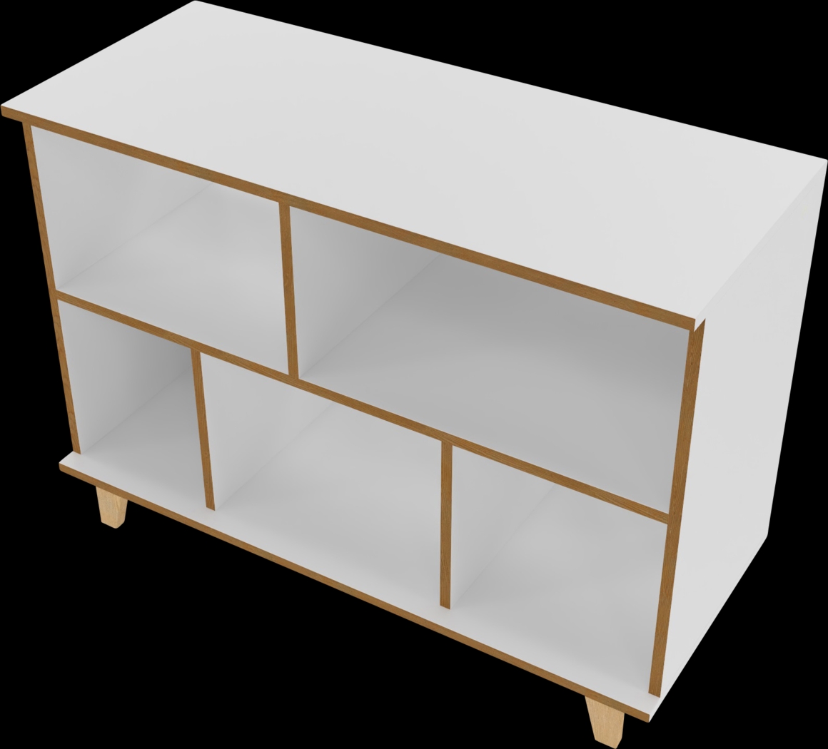 Arvilla White Bookcase - Thumbnail - Image 5