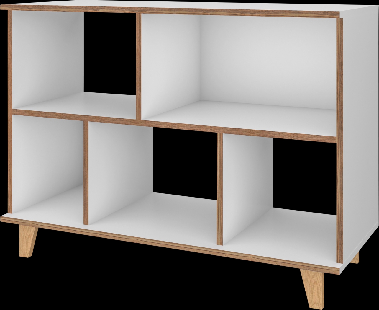 Arvilla White Bookcase - Thumbnail - Image 1