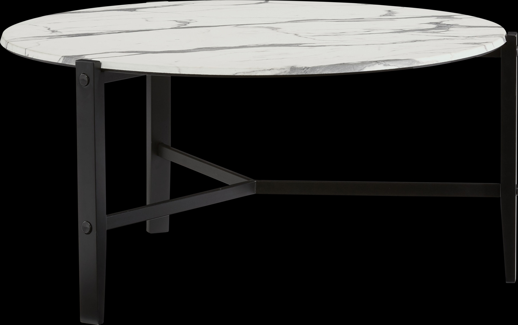 Arvol White Cocktail Table - Thumbnail - Image 1