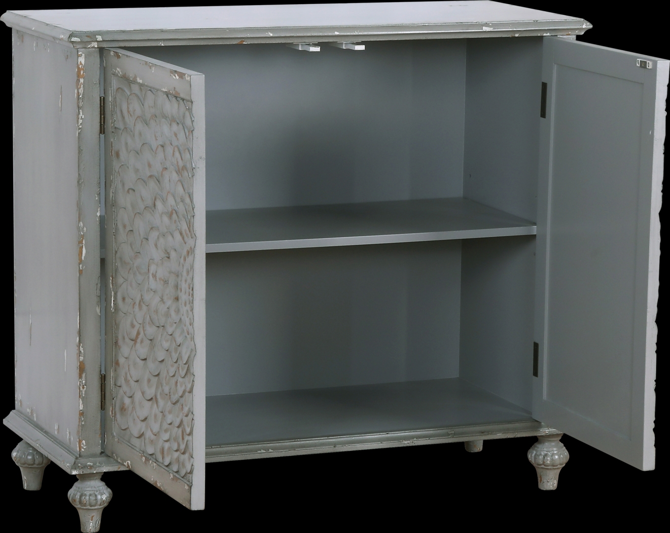 Arvonshire Gray Accent Cabinet - Thumbnail - Image 2