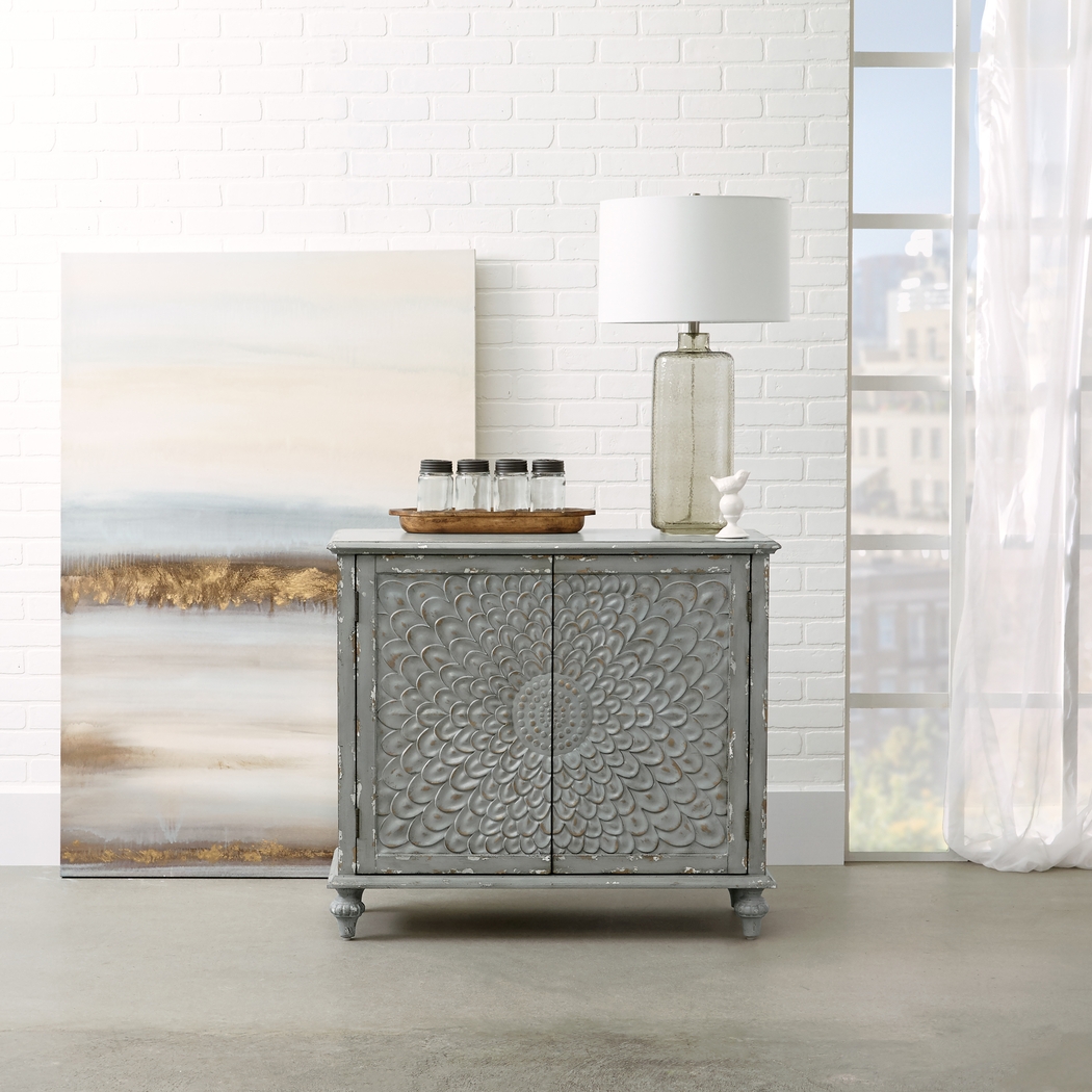 Arvonshire Gray Accent Cabinet - Thumbnail - Image 6