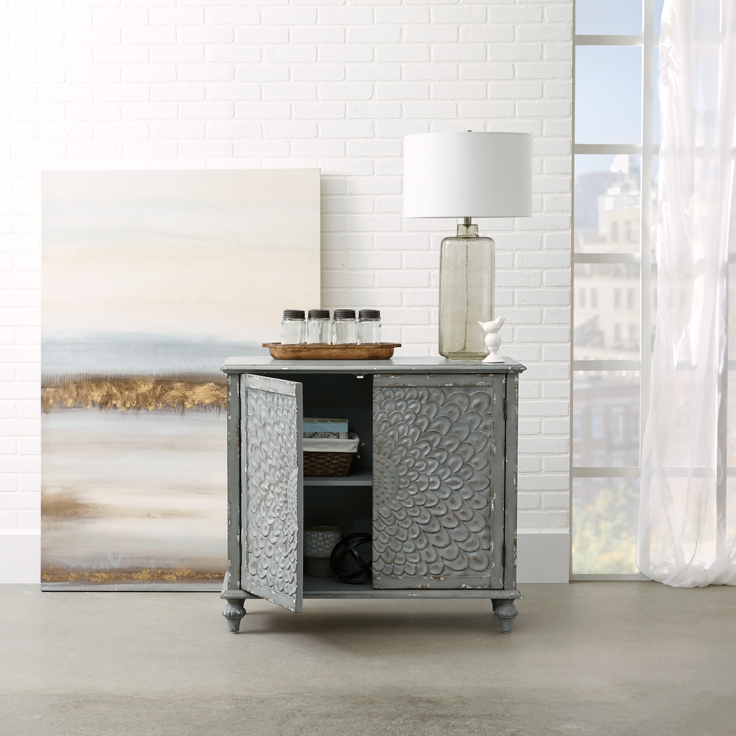 Arvonshire Gray Accent Cabinet - Thumbnail - Image 7