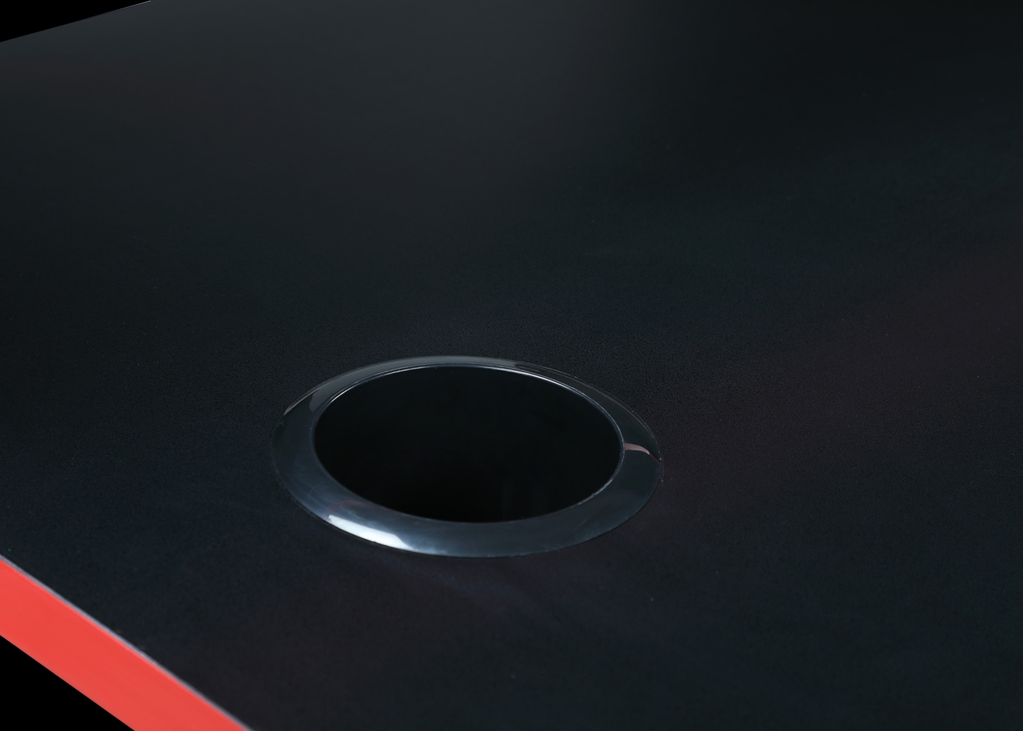 Arya Black/Red L-shaped Gaming Desk - Thumbnail - Image 13
