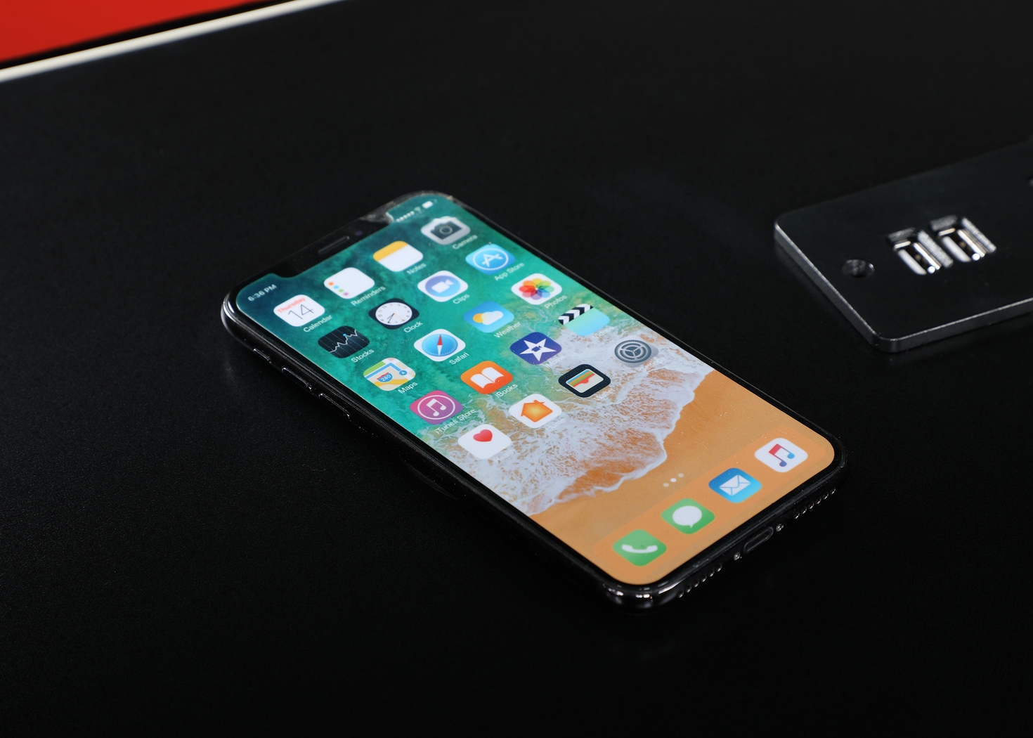 Arya Black/Red L-shaped Gaming Desk - Thumbnail - Image 11