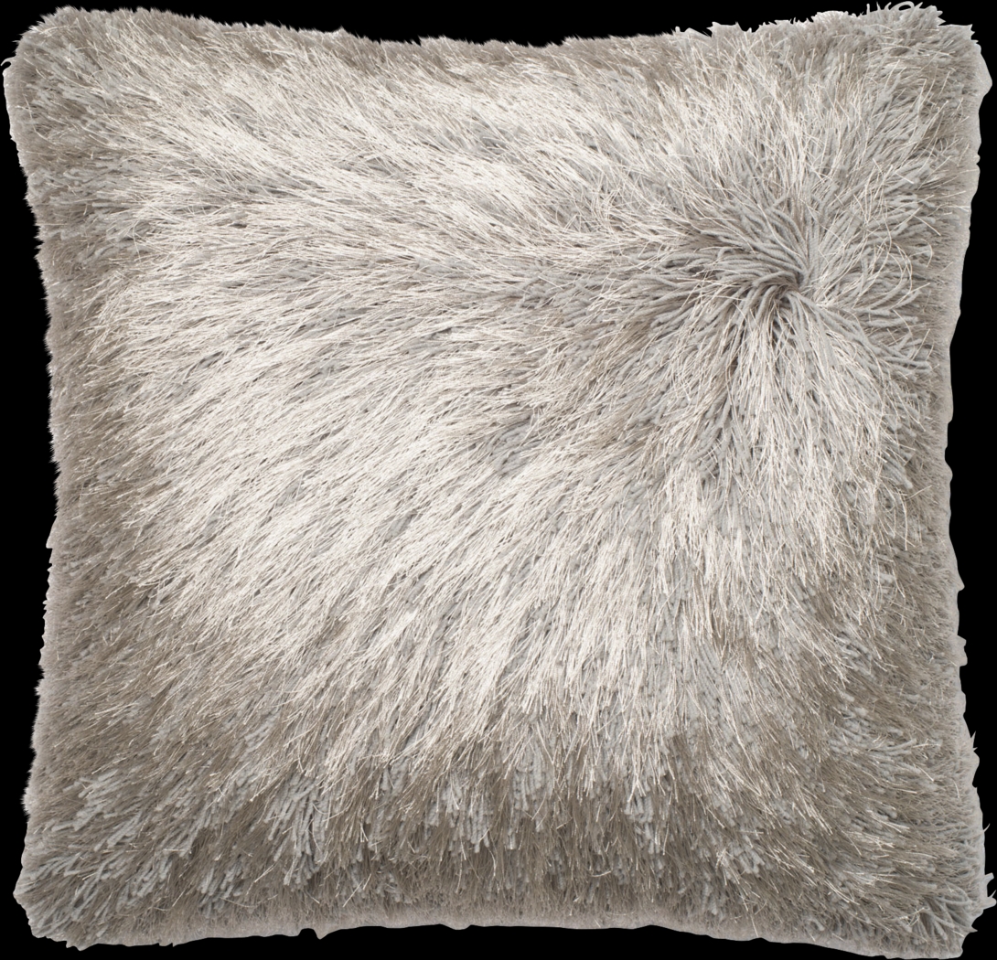 Aryan Silver Accent Pillow - Thumbnail - Image 1