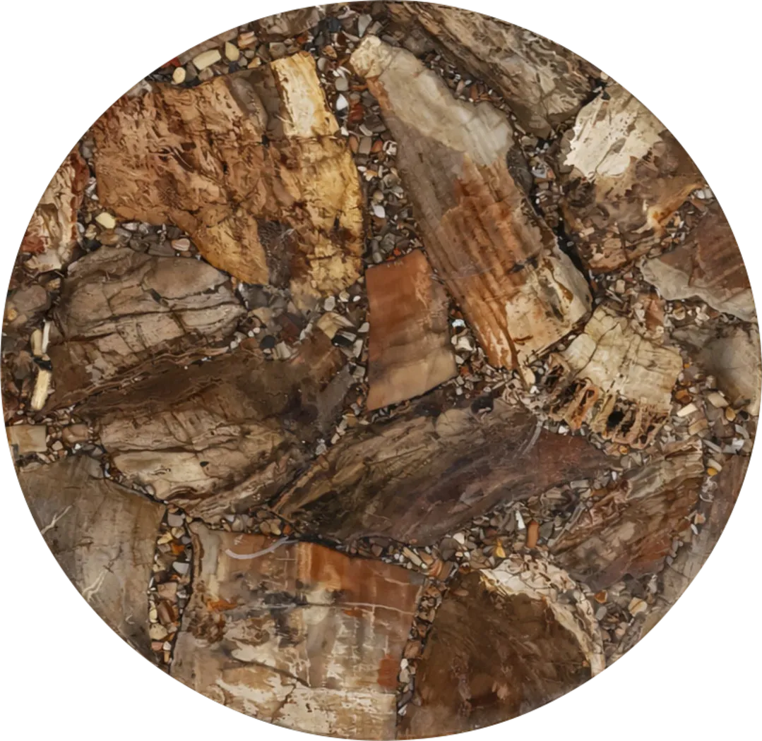 Aryen Gold/Brown Accent Table - Thumbnail - Image 5