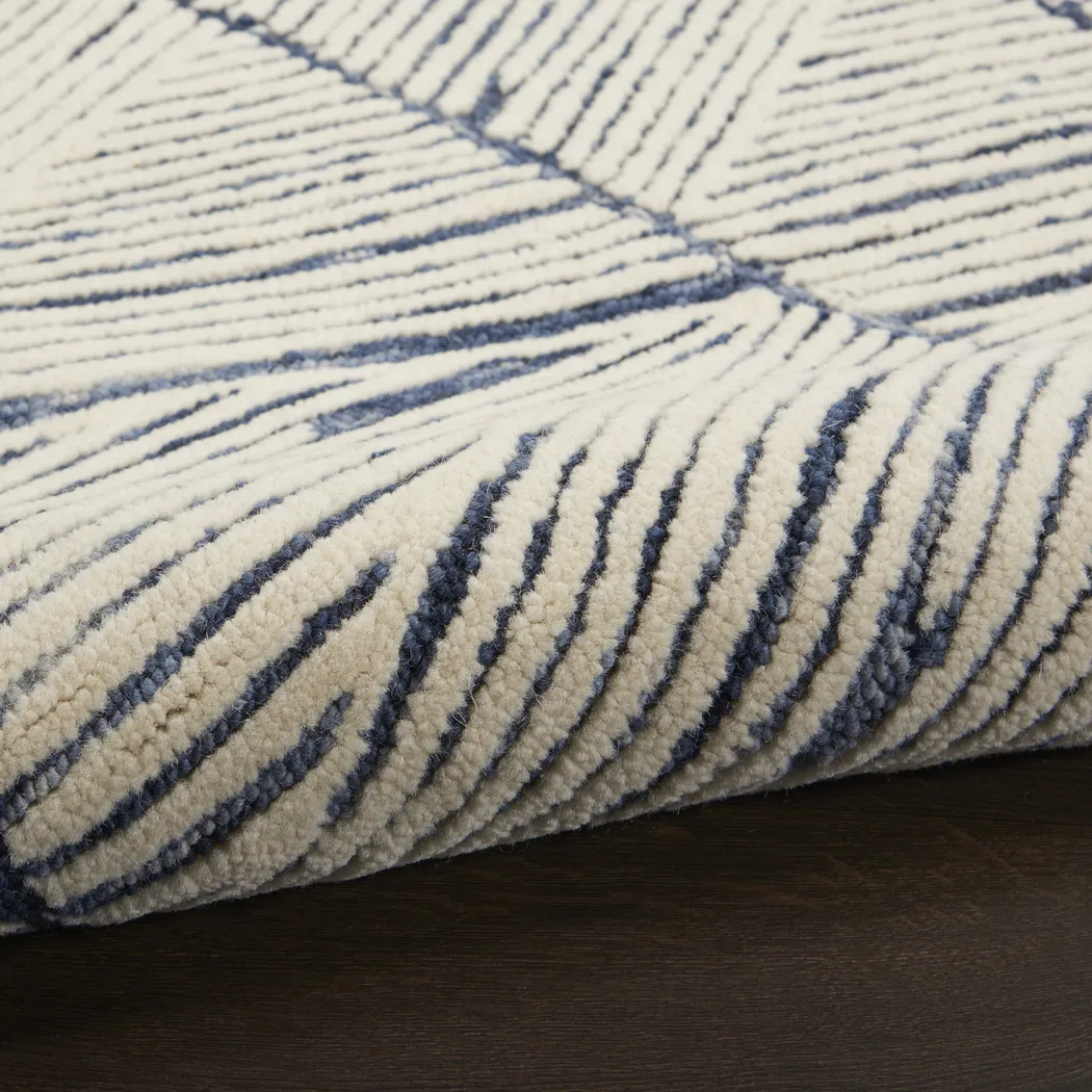 Aryla Blue 8'3 x 11'6 Rug - Thumbnail - Image 3