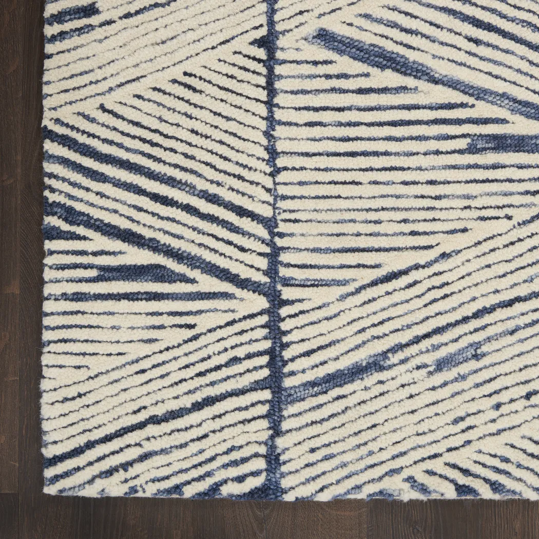 Aryla Blue 8'3 x 11'6 Rug - Thumbnail - Image 5