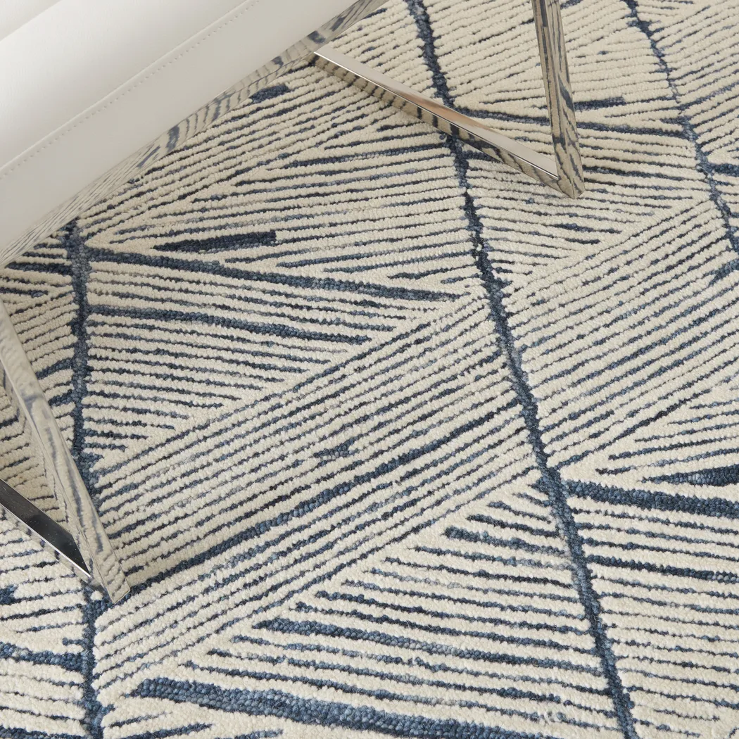Aryla Blue 8'3 x 11'6 Rug - Thumbnail - Image 6