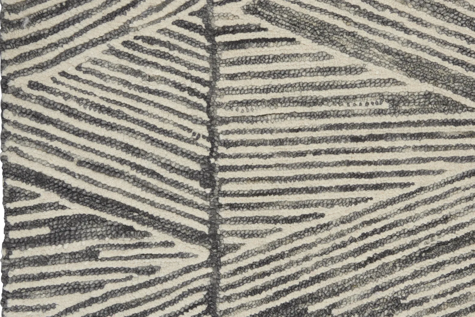 Aryla Gray/White 8'3 x 11'6 Rug - Thumbnail - Image 8
