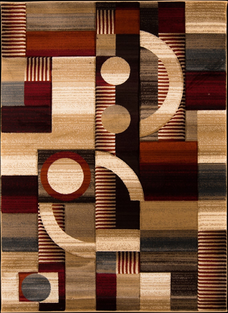 Aryo Brown 5'3 x 7'3 Rug - Thumbnail - Image 1