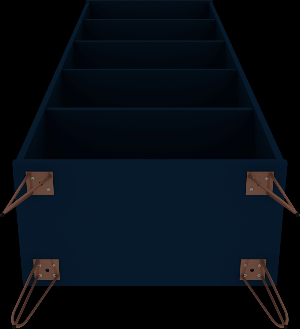 Arzano Blue 3 Pc Bookcase - Thumbnail - Image 2