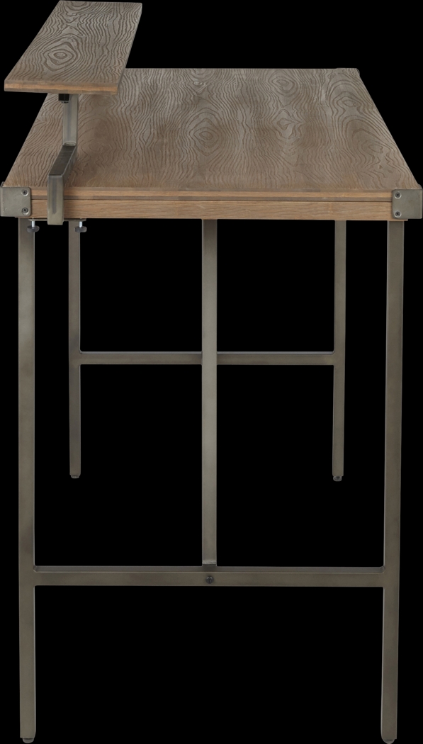 Asaff Antique Brown Standing Desk - Thumbnail - Image 6