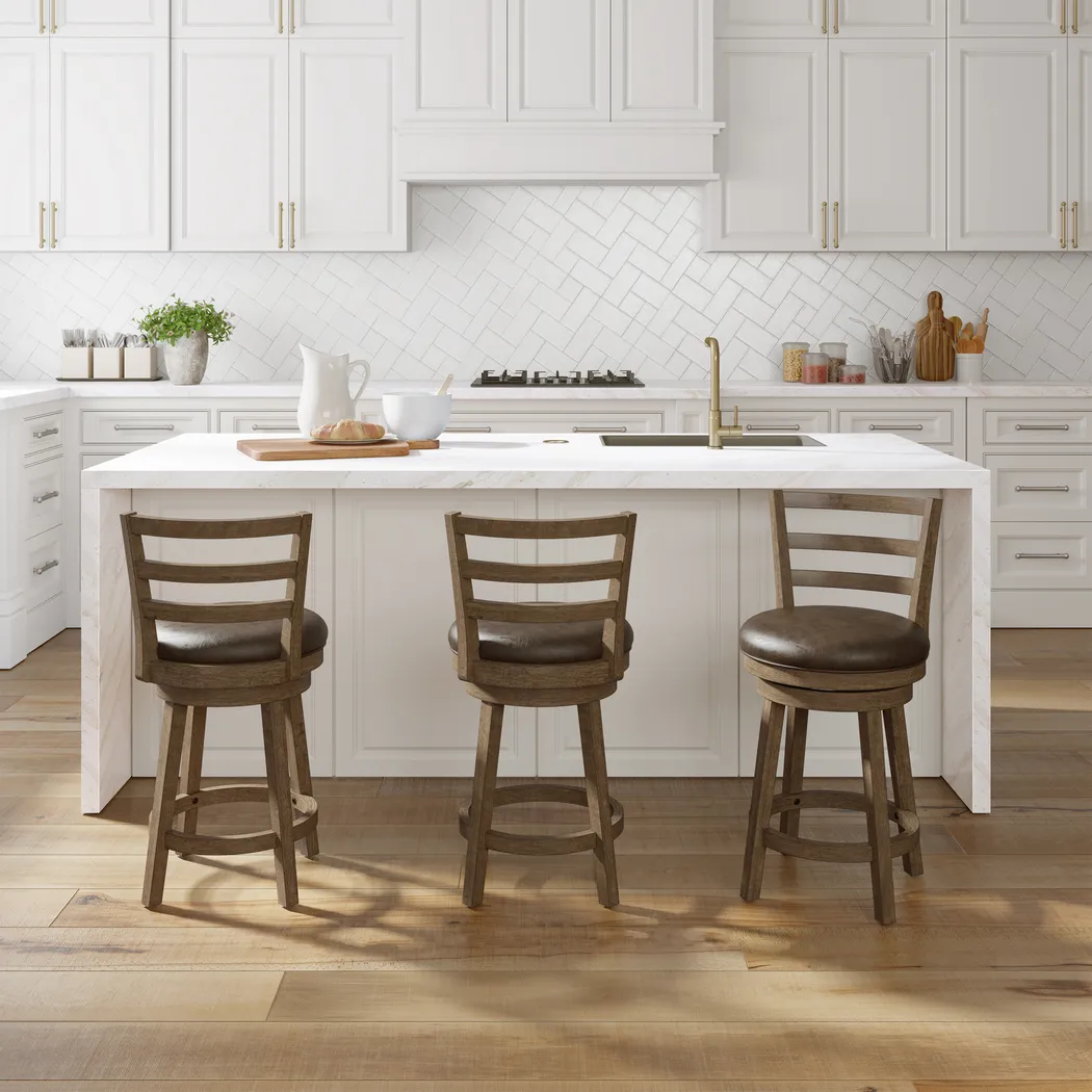 Aschines Brown Barstool - Thumbnail - Image 3