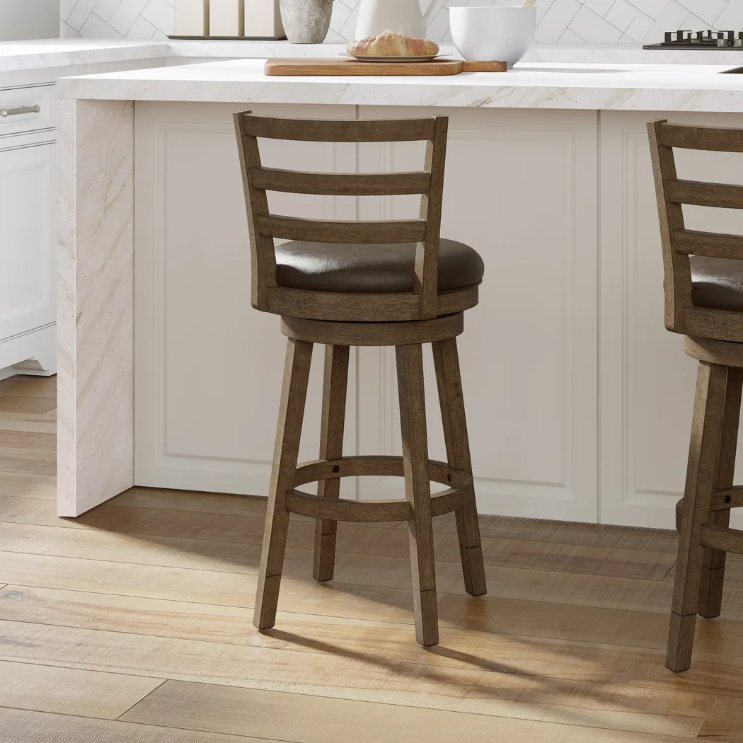 Aschines Brown Barstool - Thumbnail - Image 5
