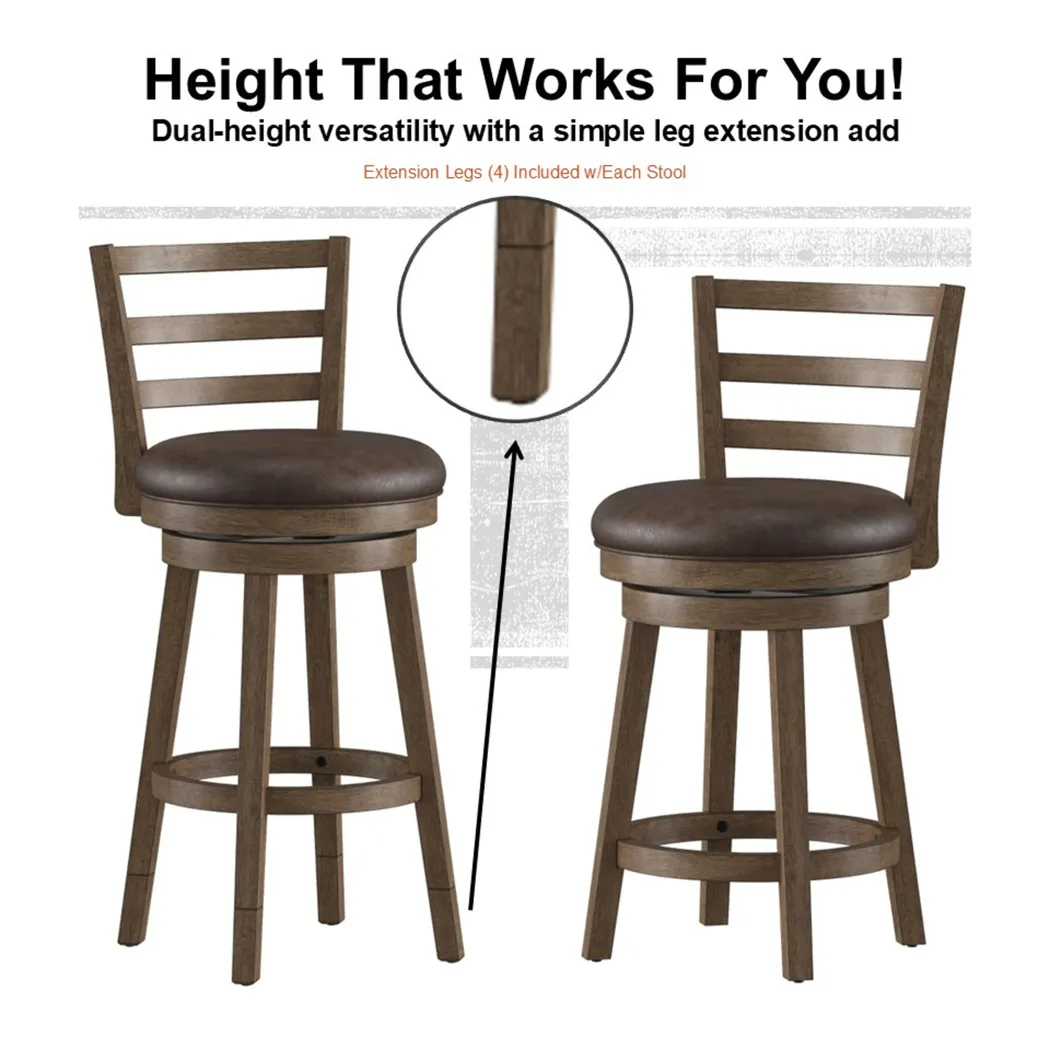 Aschines Brown Barstool - Thumbnail - Image 26