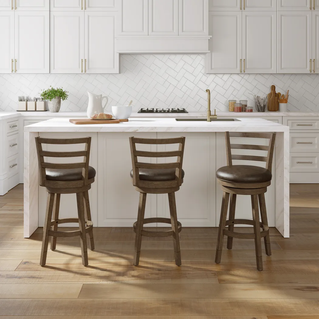 Aschines Brown Barstool - Thumbnail - Image 6