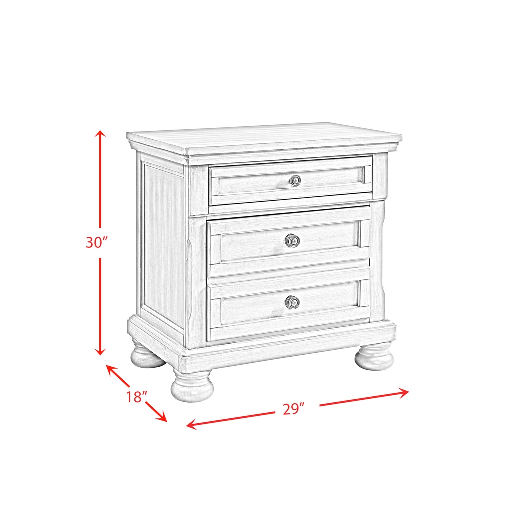 Ascoo Walnut Nightstand - Thumbnail - Image 4