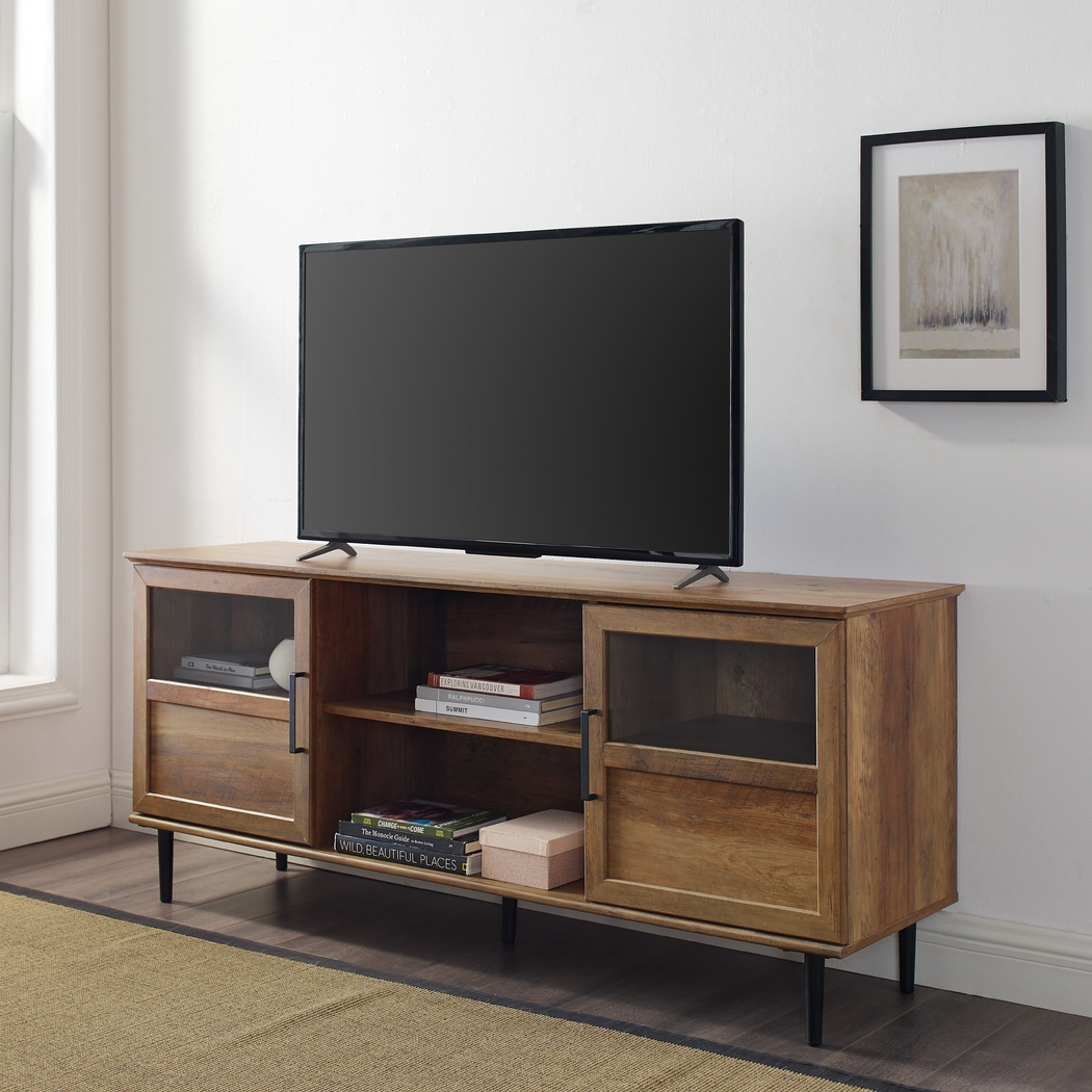 Ascot Circle Brown 58" Console - Thumbnail - Image 3