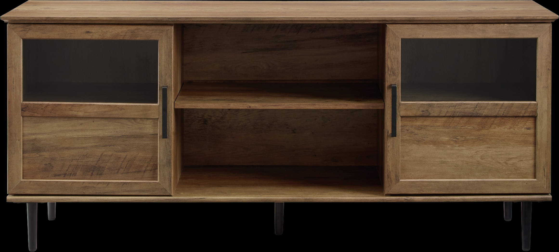 Ascot Circle Brown 58" Console - Thumbnail - Image 1