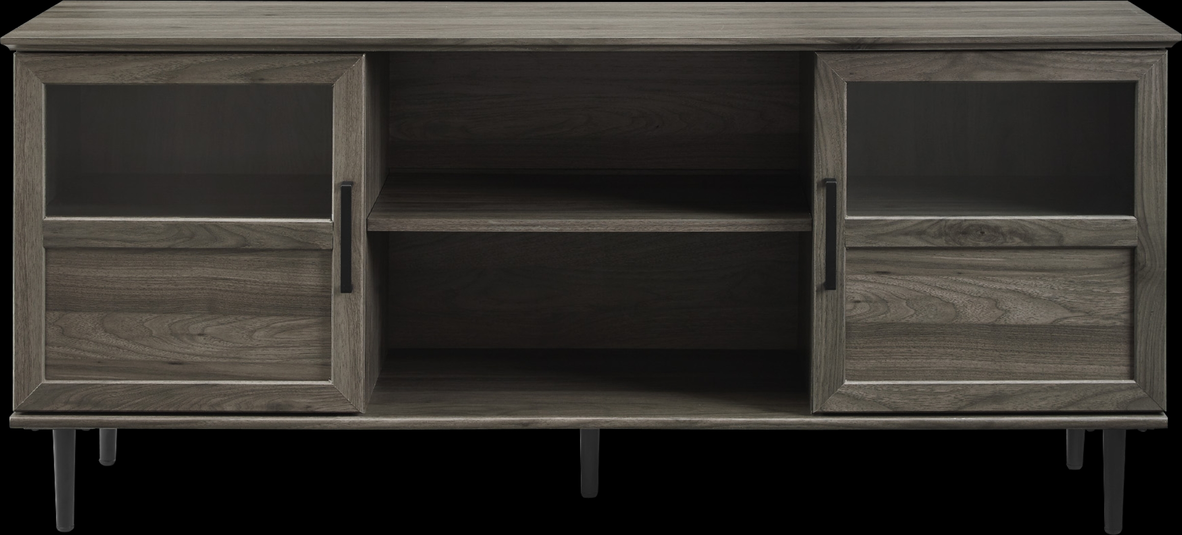 Ascot Circle Gray 58"  Console - Thumbnail - Image 1
