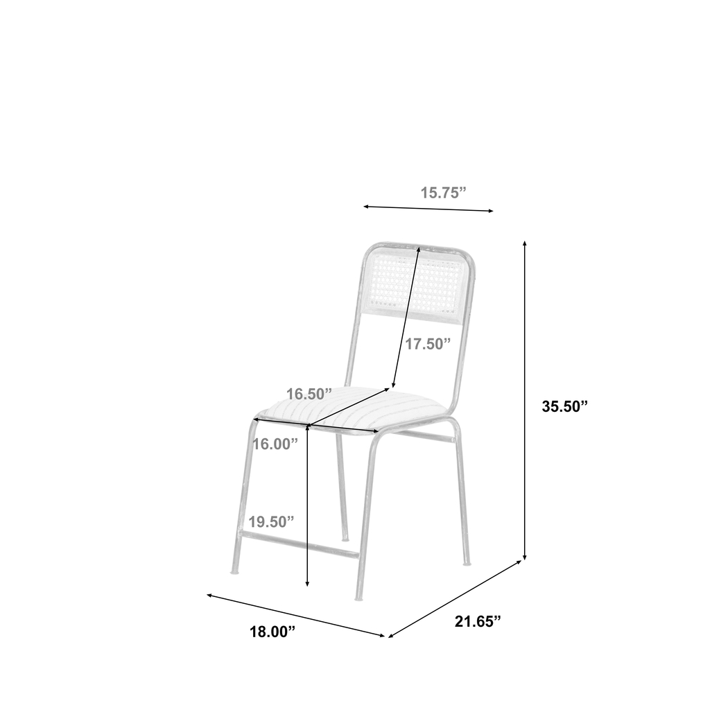 Asenian Iron Accent Chair - Thumbnail - Image 7