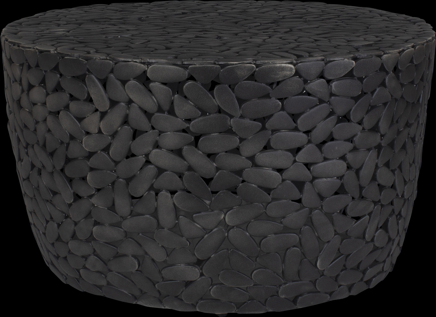 Asenna Black Outdoor Cocktail Table - Thumbnail - Image 5