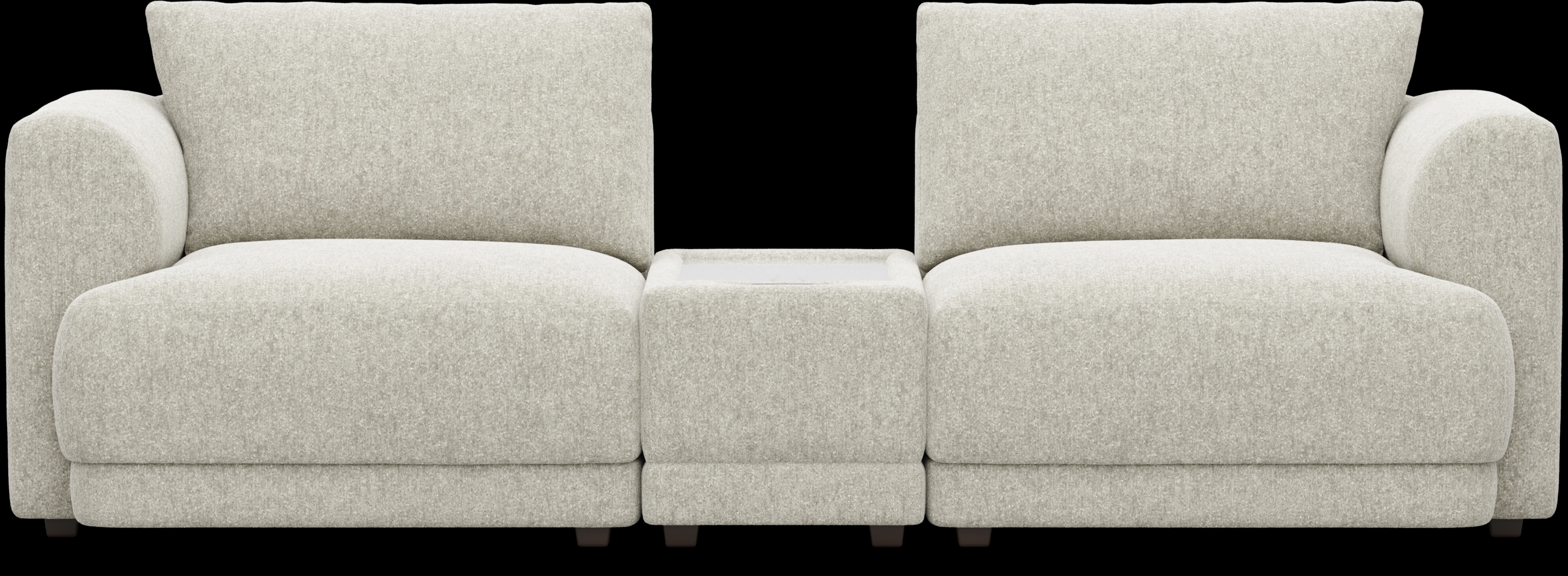 Ash 3 Pc ModularFour with Media Console - Thumbnail - Image 2