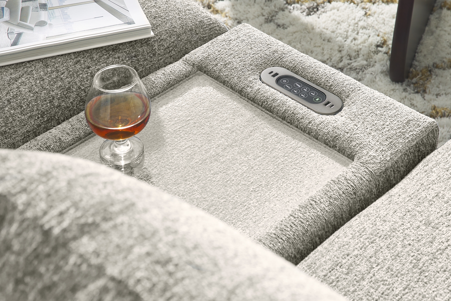 Ash 3 Pc ModularFour with Media Console - Thumbnail - Image 4