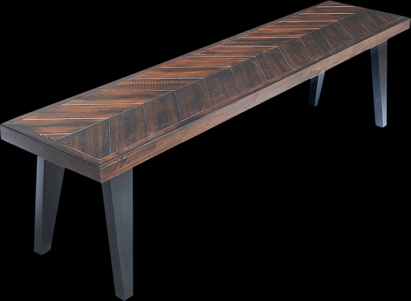 Ash Grove Dark Brown Bench - Thumbnail - Image 1