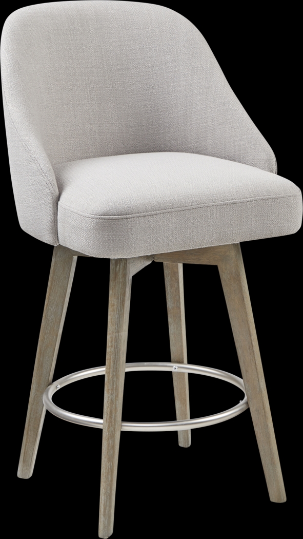 Ash Oak Gray Counter Height Stool - Thumbnail - Image 1