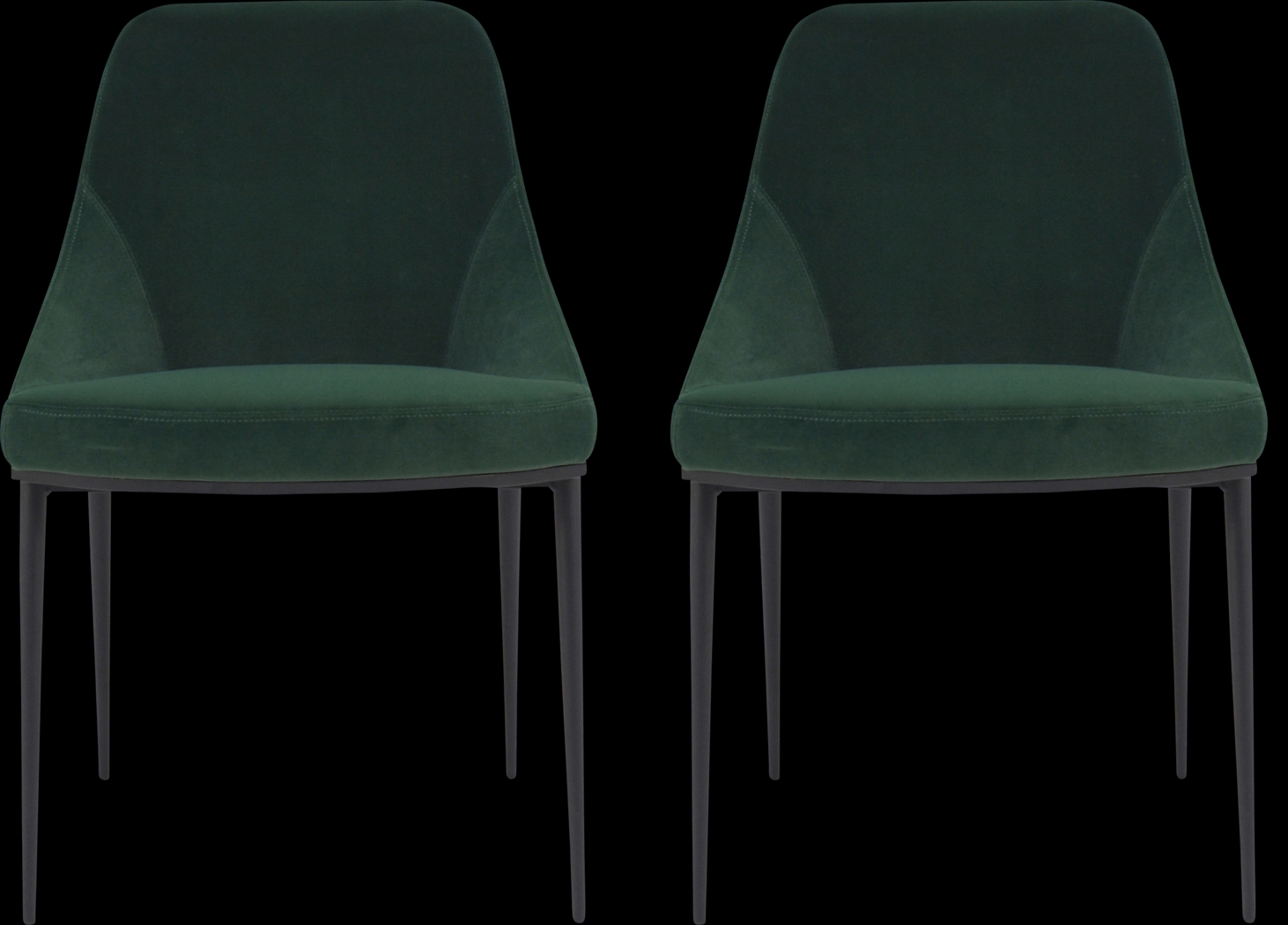 Ashberry Green Arm Chair, Set of 2 - Thumbnail - Image 1