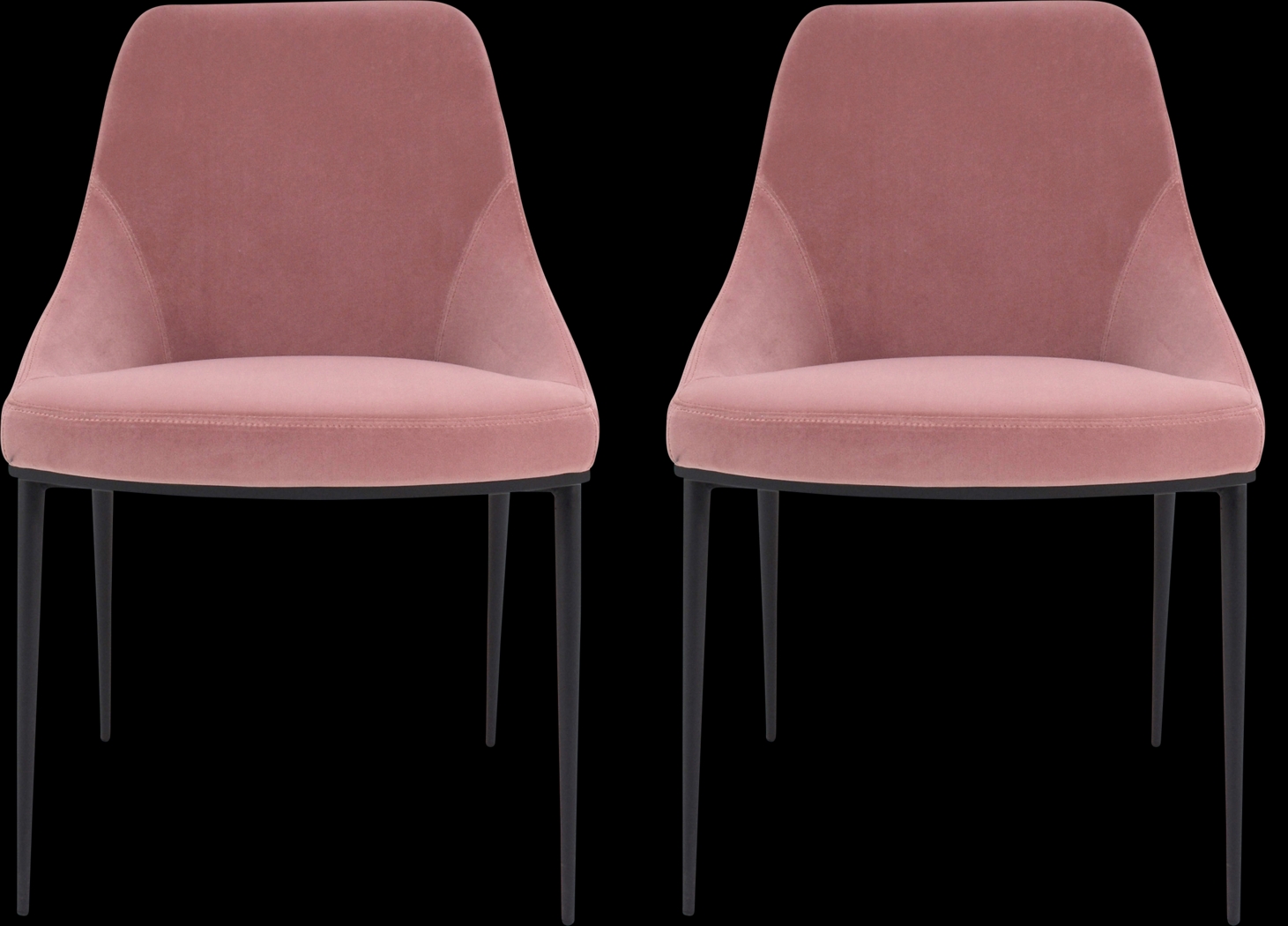 Ashberry Pink Dining Chair, Set of 2 - Thumbnail - Image 1