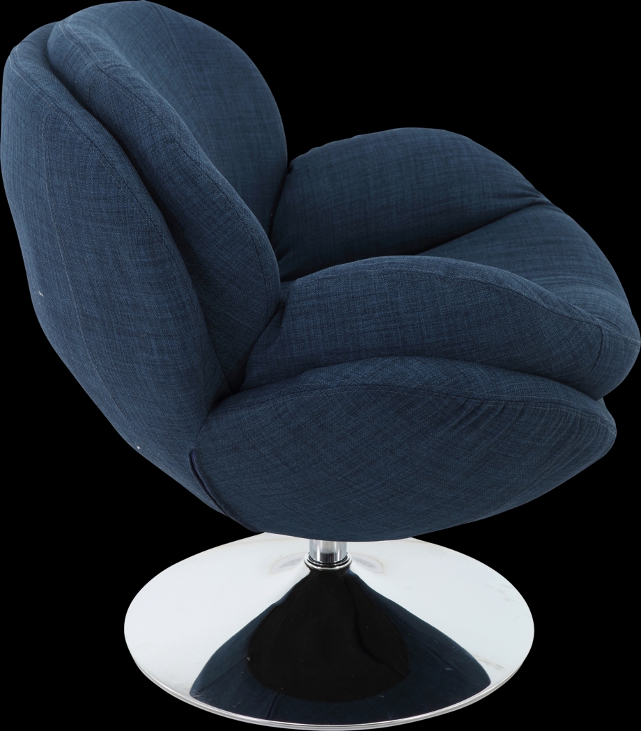 Ashbrook Blue Accent Chair - Thumbnail - Image 2