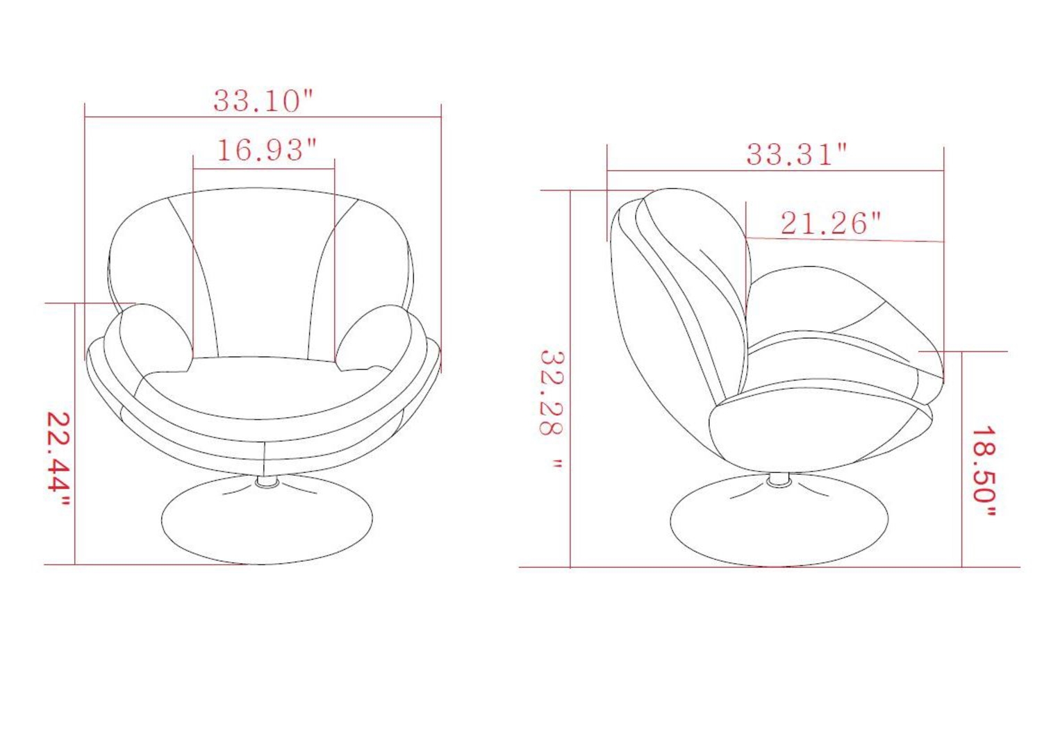Ashbrook Blue Accent Chair - Thumbnail - Image 4
