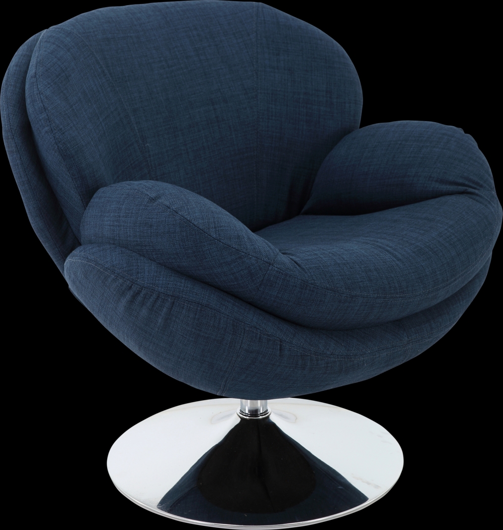 Ashbrook Blue Accent Chair - Thumbnail - Image 1