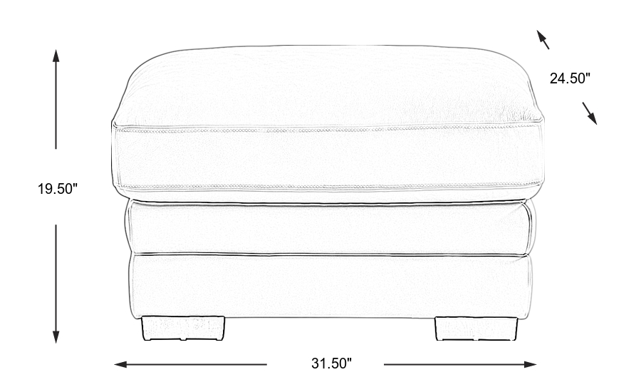 Dimension Image. Please refer to the Dimension Tab on this page for dimension details.