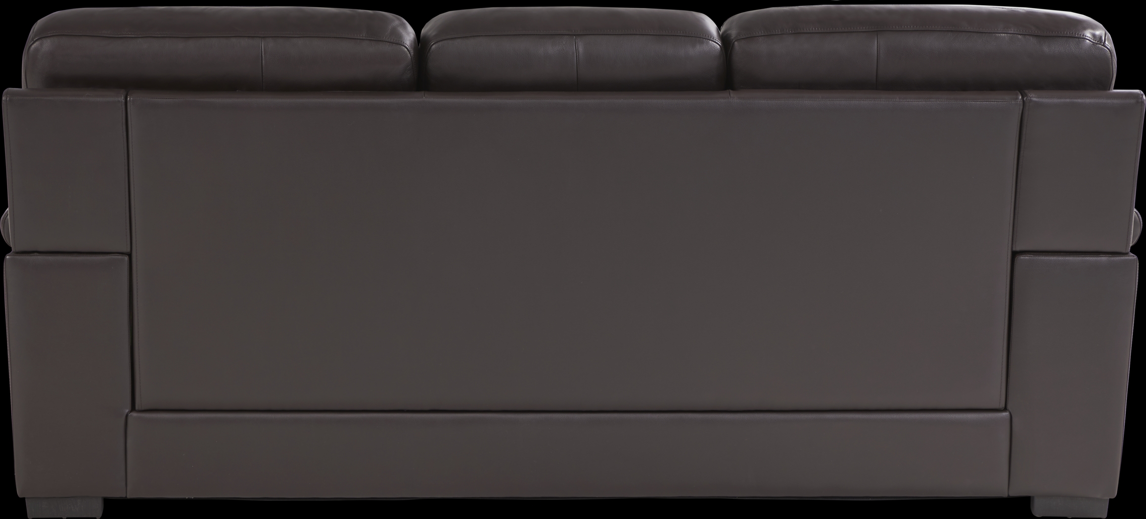 Ashbury Place Brown Leather 7 Pc Living Room with Sleeper Sofa - Thumbnail - Image 4