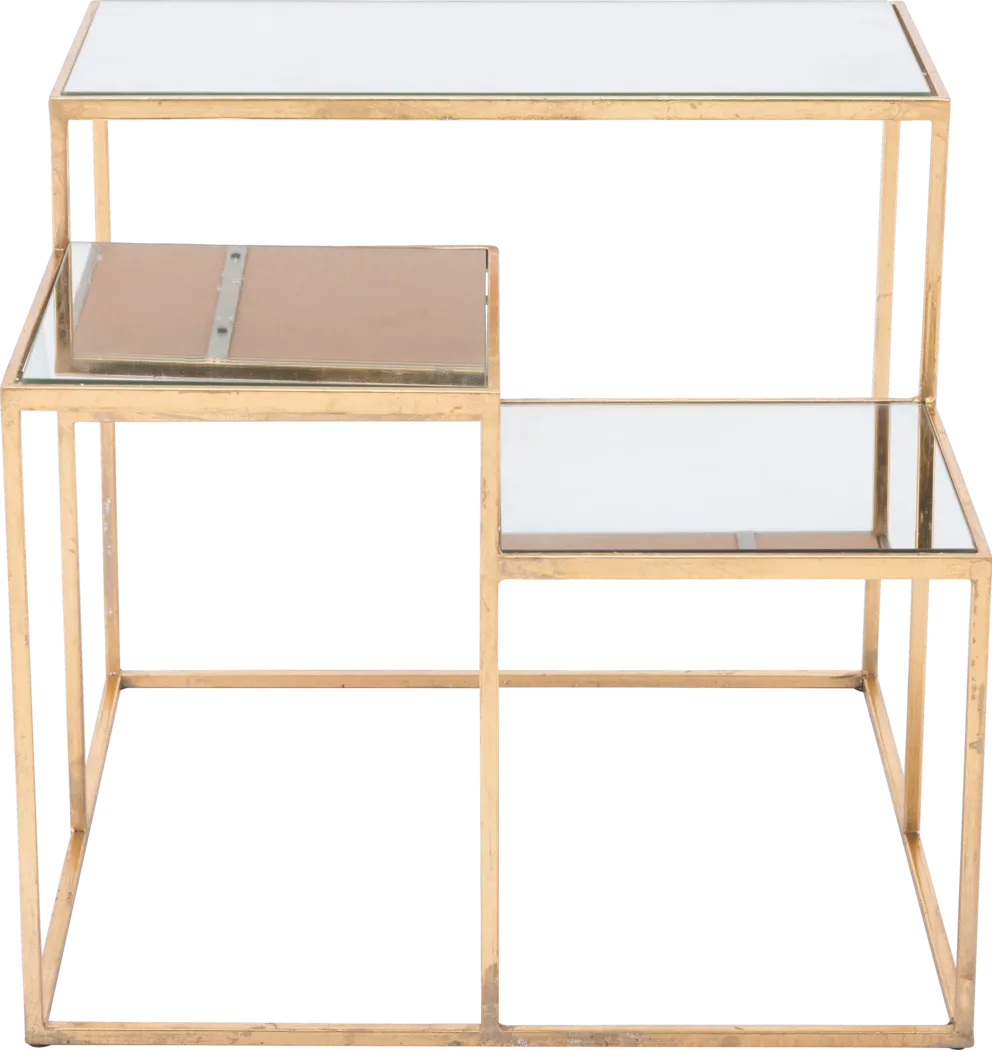 Ashcott Court Gold End Table - Thumbnail - Image 3