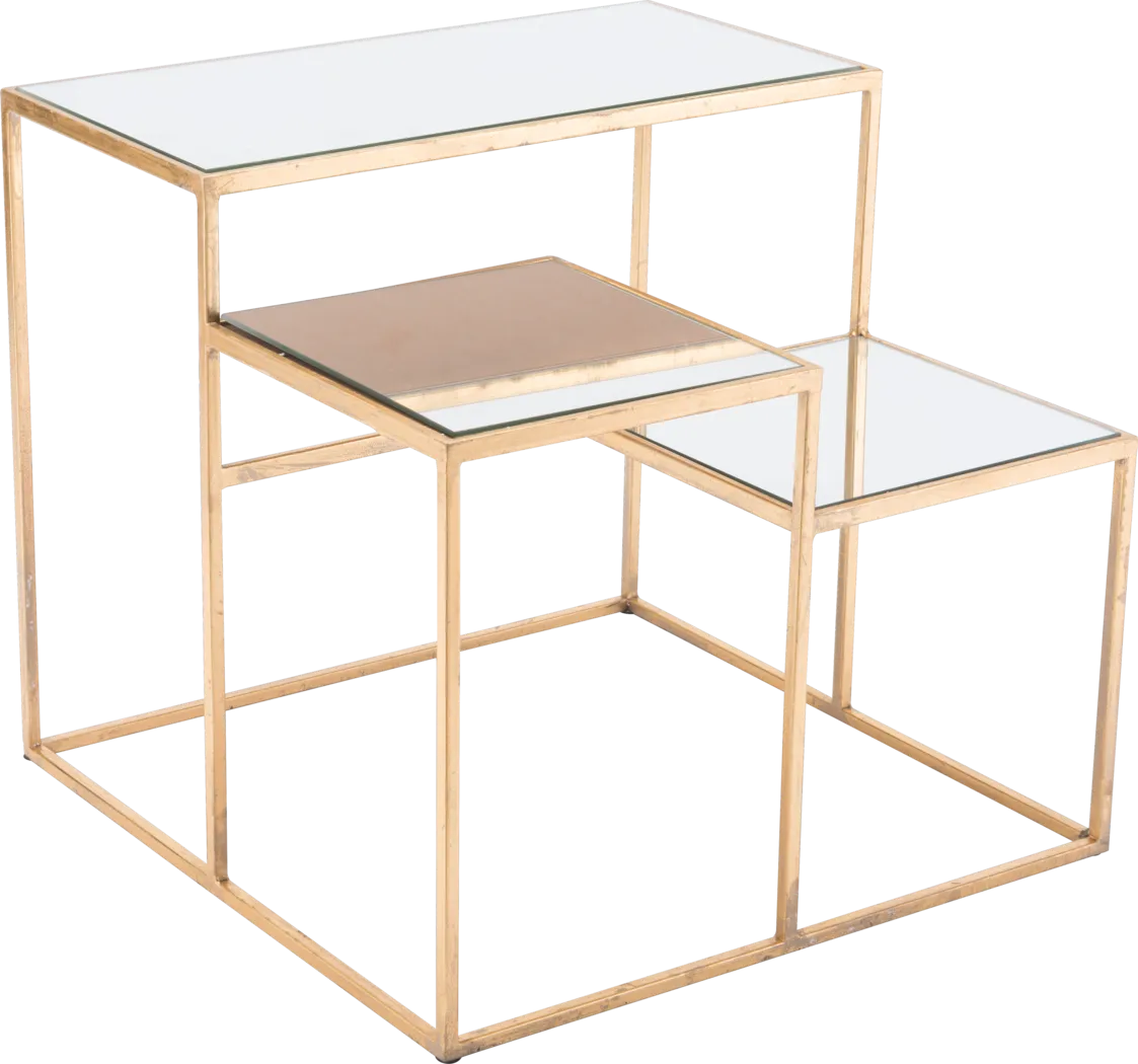 Ashcott Court Gold End Table - Thumbnail - Image 1