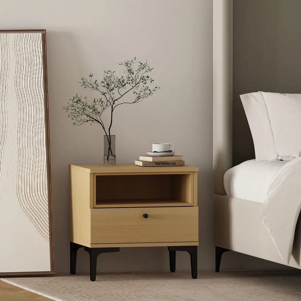 Ashcraft Brown Nightstand - Thumbnail - Image 2