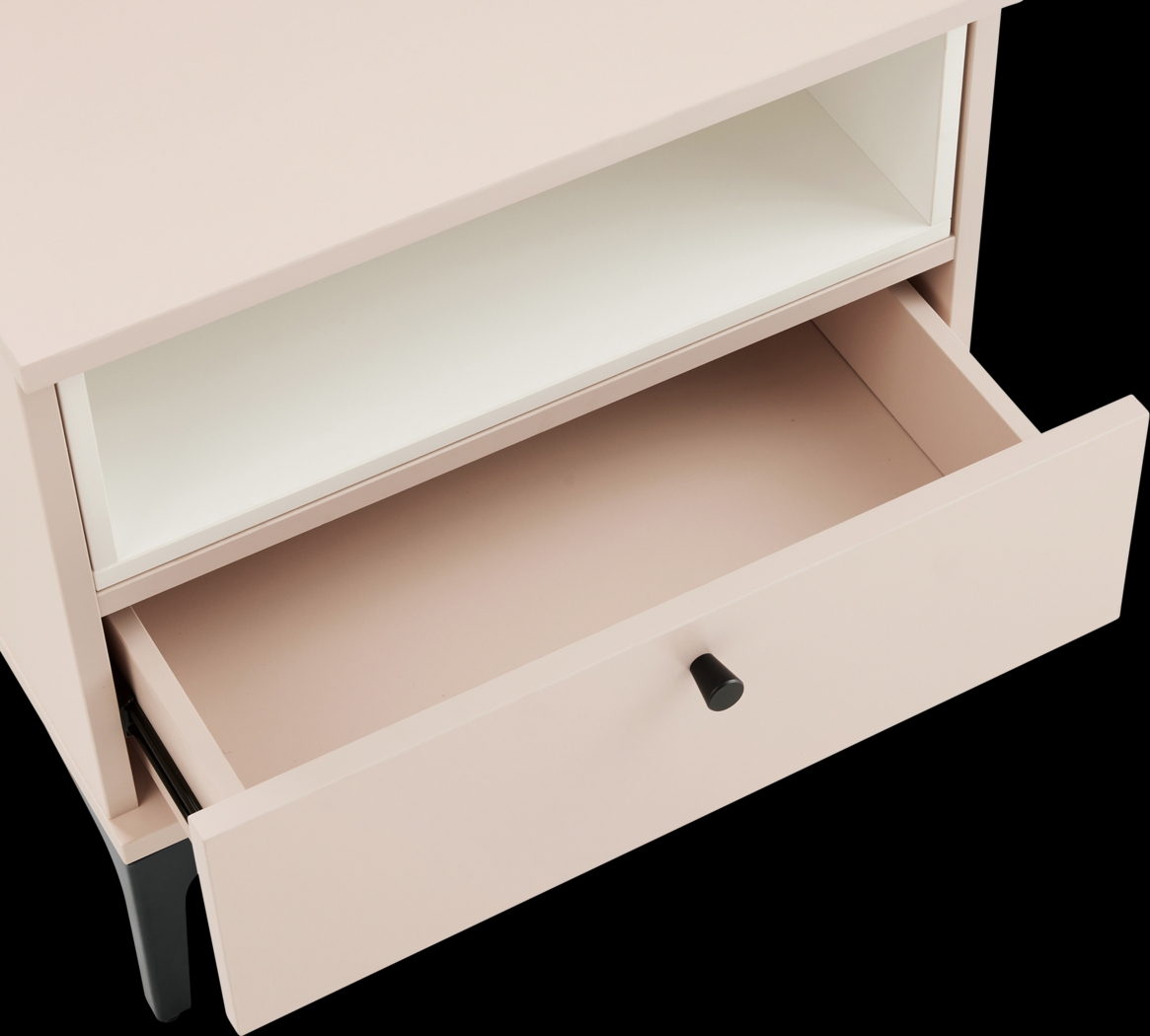 Ashcraft Pink Nightstand - Thumbnail - Image 6