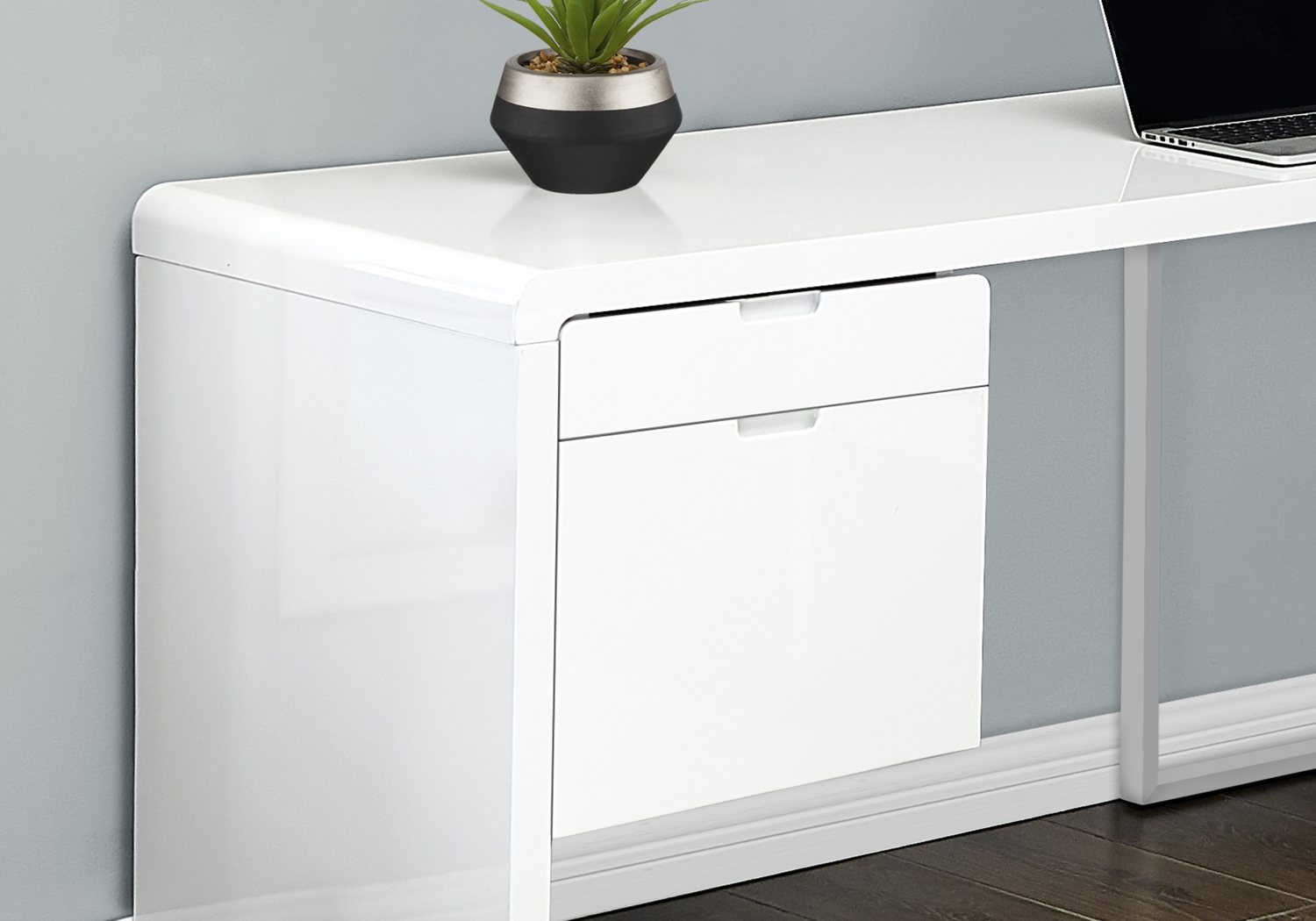 Ashcrest White Desk - Thumbnail - Image 6
